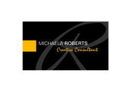 Black and Red Creative Consultant